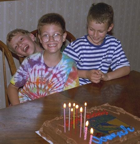 Joseph with Andy and Wes